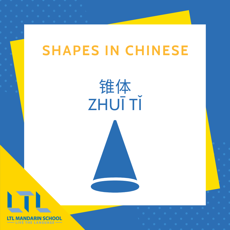 Shapes in Chinese - Cone