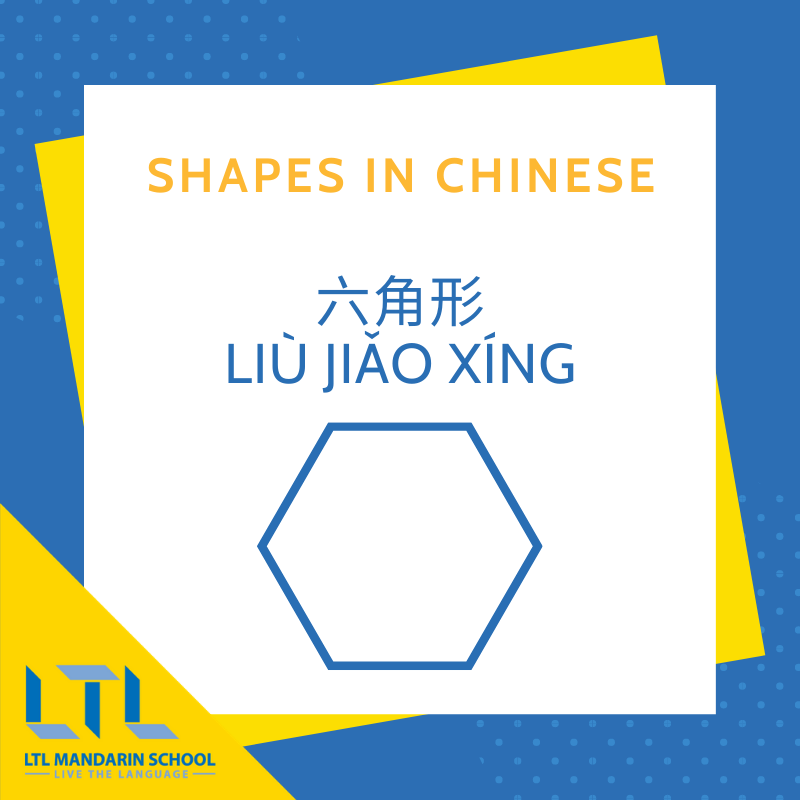 Shapes in Chinese - Hexagon