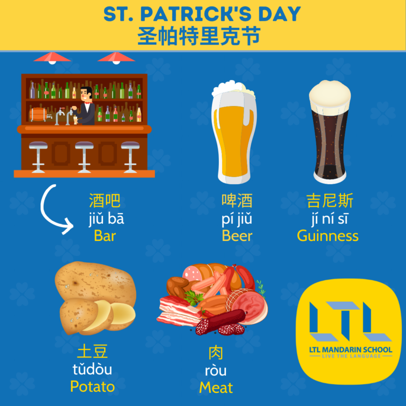 St Patricks Day in Chinese