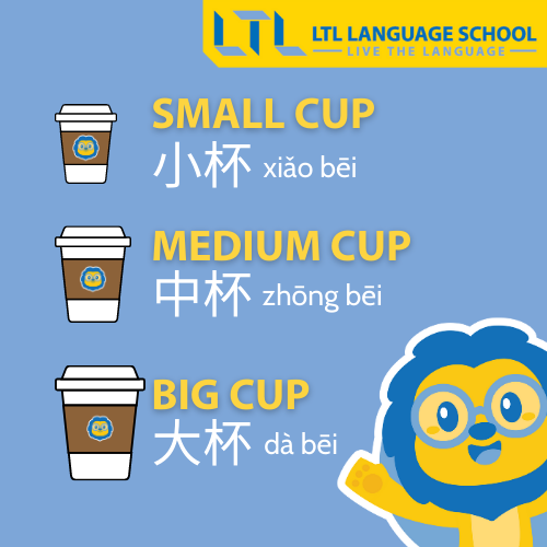 Cup Sizes for Coffee in Chinese