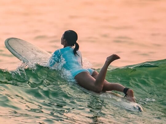 Surfing in Beihai