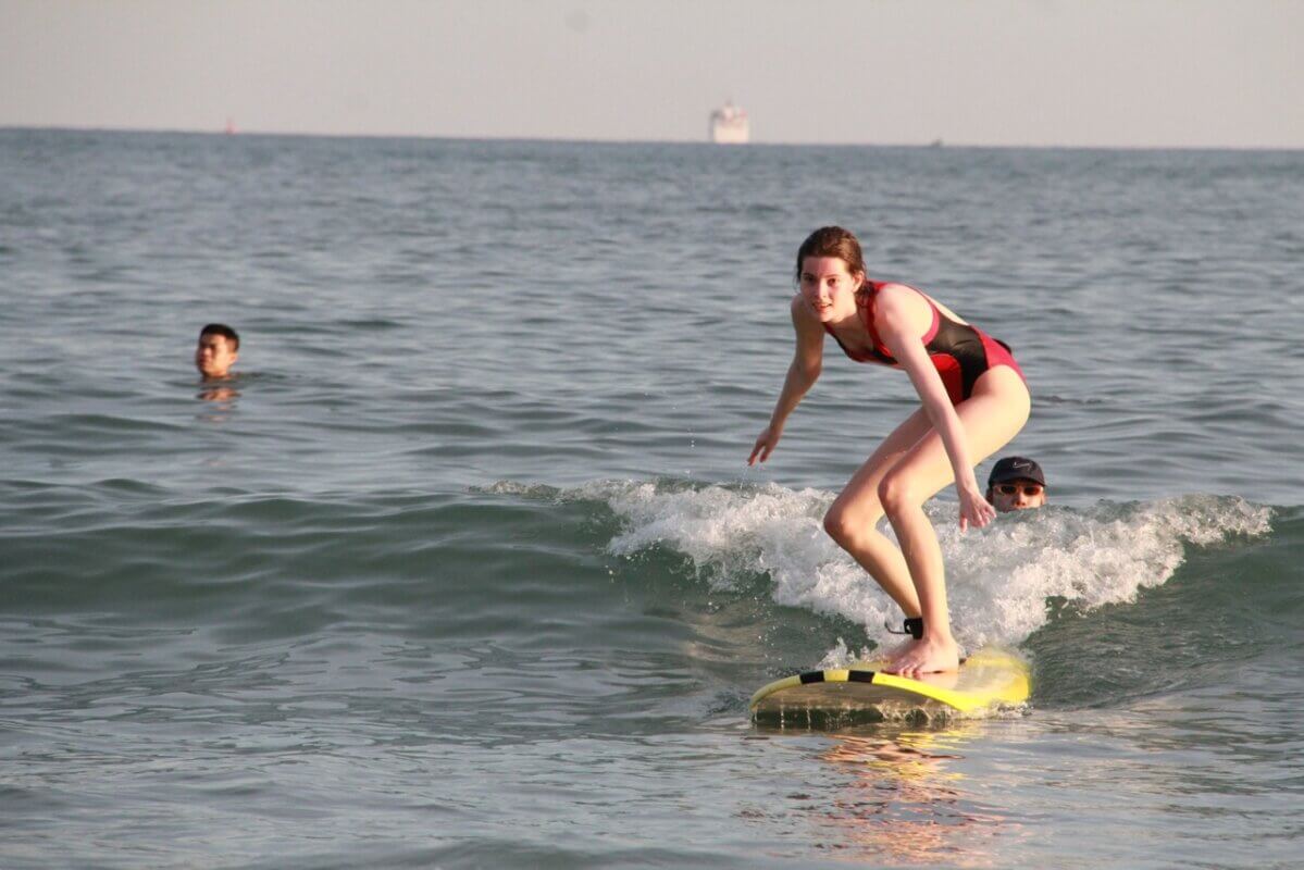 Surfing in Beihai Summer Time