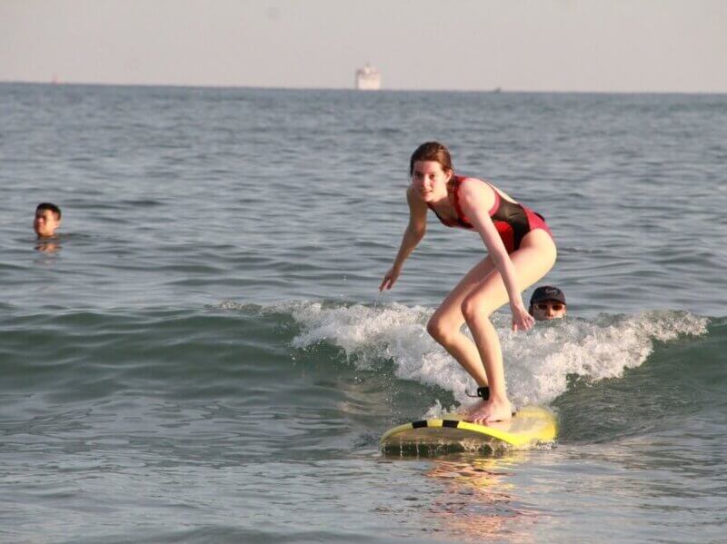 Surfing in Beihai Summer Time